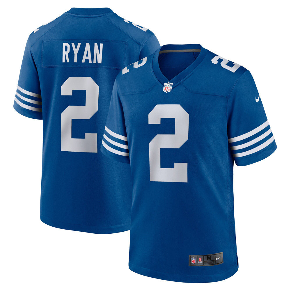 Men's Indianapolis Colts Matt Ryan Alternate Game Jersey Royal Blue