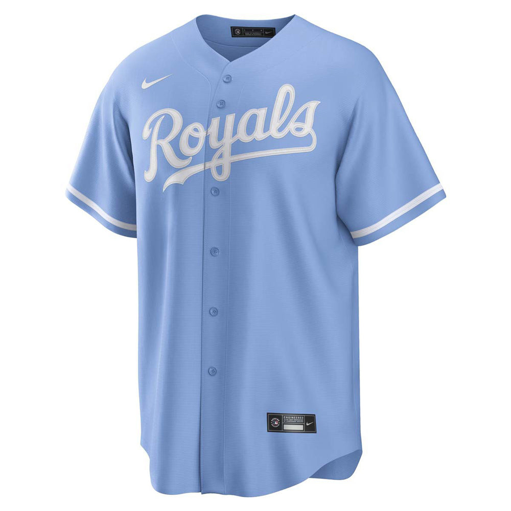 Men's Kansas City Royals Bobby Witt Cool Base Replica Alternate Jersey - Light Blue
